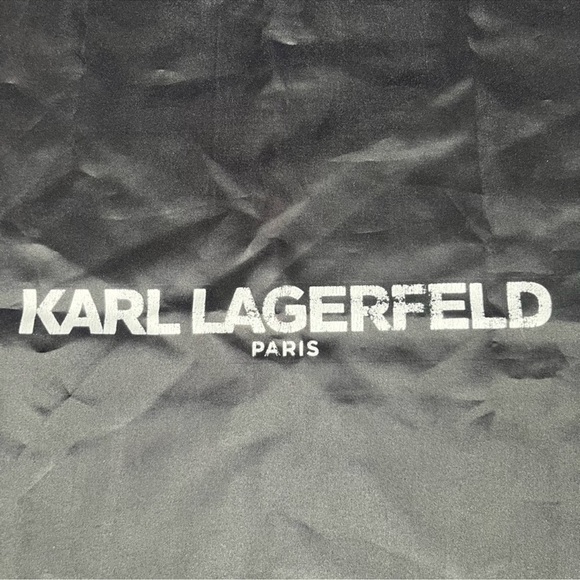Karl Lagerfeld Black Drawstring Bag - Picture 2 of 3